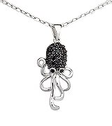 Octopus Sterling Silver Necklace 402