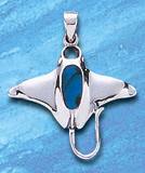 Premium Jewelry Alloy Manta Ray Pendant PA 6810