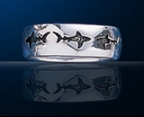Premium Jewelry Alloy Seahorse Band Ring PA 1329