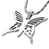 Stainless Steel Butterfly Pendant 430