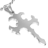 Stainless Steel Cross Pendant 406