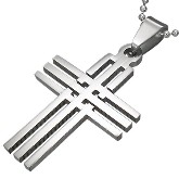 Stainless Steel Cross Pendant 621