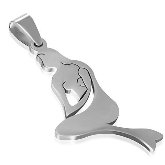 Stainless Steel Mermaid Pendant 362