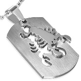 Stainless Steel Scorpion Pendant 952