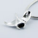 Manta Ray Sterling Silver Necklace PP 201