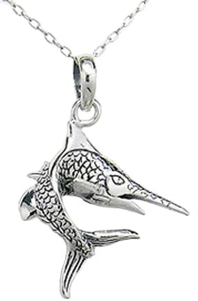 Artistic Sterling Silver Marlin Necklace PP 301