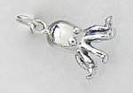 Sterling Silver Octopus Charm PC 437