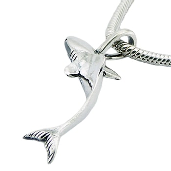 Sterling Silver Shark Necklace PP 960