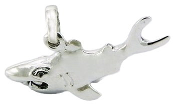 Caricature Shark Sterling Silver Pendant PP 001