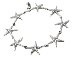 Sterling Silver Starfish Bracelet 896