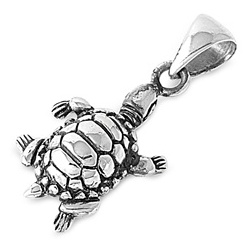 Sterling Silver Terrapin Pendant SIP064