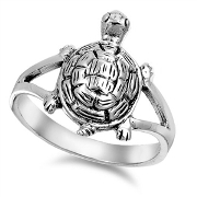 Sterling Silver Tortoise Ring SIR508