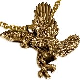 Bronze Hawk Pendant 970