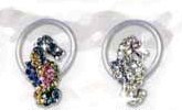 crystal seahorse toe rings