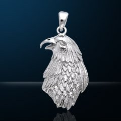 Premium Jewelry Alloy Golden Eagle Pendant PA 5524