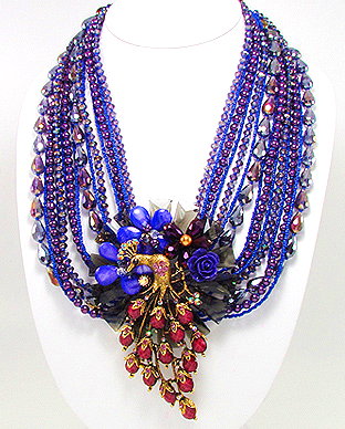 Handcrafted Peacock Necklace 991