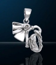 Premium Jewelry Alloy Snorkel Gear Pendant PA 732