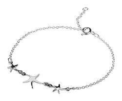 Sterling Silver Starfish Bracelet 428