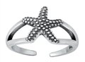 Sterling Silver Starfish Toe Ring SITR1480