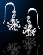octopus earrings DE 4204 TE2044 enlarged and cropped