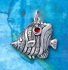 Sterling Silver Butterfly Fish Charm DC 3226