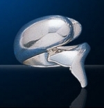 sterling silver dolphin ring DSDR 6156