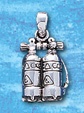 Sterling Silver Double Scuba Tanks Pendant