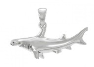 Sterling Silver Hammerhead Shark Pendant PP 351