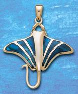 manta ray pendant DP 7710 in gold