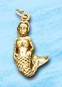 mermaid charm DC 960 in gold
