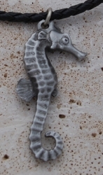 Pewter Seahorse Necklace R10