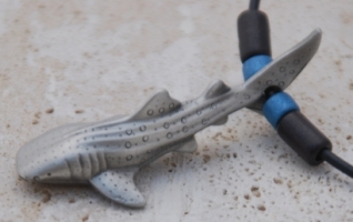 Designer Pewter Shark Necklace R02