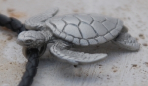 Pewter Turtle Necklace R18