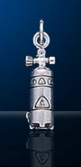 Sterling Silver Scuba Tank Charm SDC 816