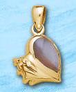 sea shell pendant TP 2451 in gold