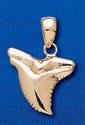 shark tooth pendant DP 310 in gold