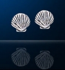shell post earrings DE 942