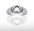 Silver Dolphin Toe Ring