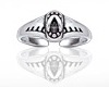 Sterling Silver Flip Flop & Wave Toe Ring Dtoe 8372