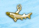 Hammerhead Shark Charm DC 097 in gold