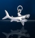 Sterling Silver Shark Charm DC 9254