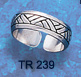 sterling silver celtic toe ring TR 239