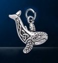 Sterling Silver Whale Charm DC 403