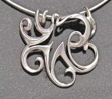 Sterling Silver Octopus Necklace