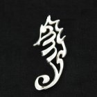 designer sterling silver seahorse pendant