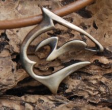 Bronze Pendant Shark Necklace