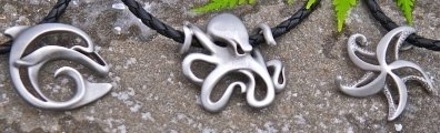 designer sea animal pewter jewelry