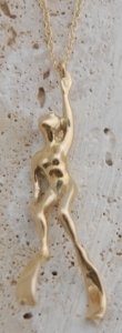 Diver Pendant R10 in gold