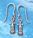 Sterling Silver Scuba Tank Earrings SDE 353