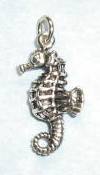 sterling silver seahorse charm